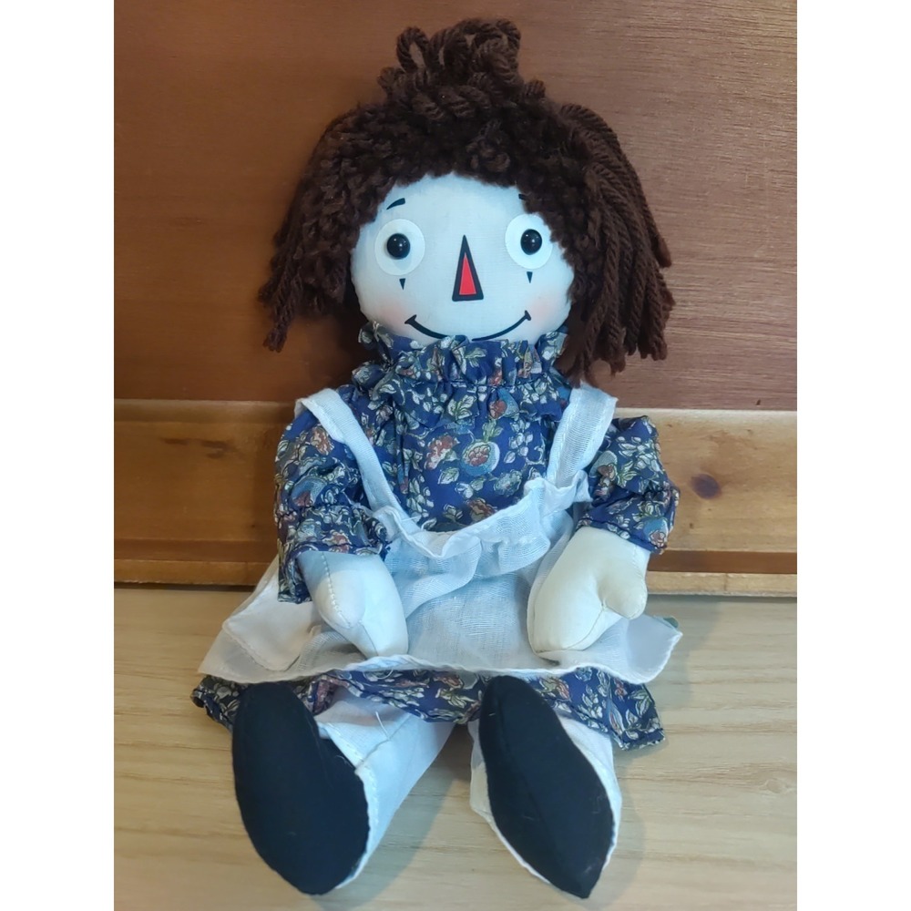 Vintage‎ Dakin Gruelle Raggedy Ann Holland Doll Plush 12" Small